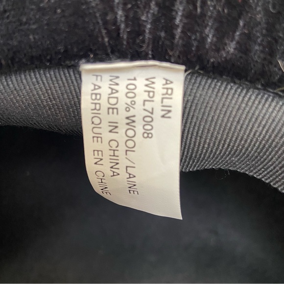 VINTAGE WOOL BLACK WOMENS BOW RIBBON BOWLER CLARA BOW RETRO HAT - Picture 15 of 16